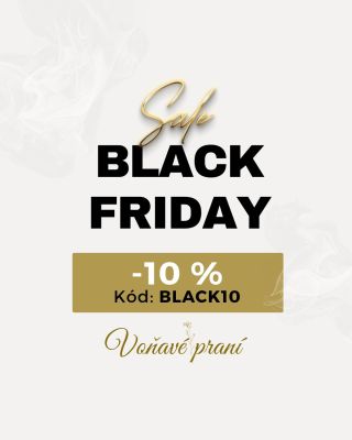 🖤 BLACK FRIDAY je tady! Užijte si voňavé slevy a zpříjemněte si praní se slevou -10 % na celý nákup. ✨ Stačí použít kód:...